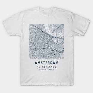 amsterdam simple map T-Shirt